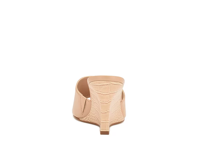 Nine West Womens Rovah Wedge Sandal - Natural - Image 3