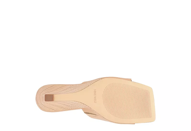 Nine West Womens Rovah Wedge Sandal - Natural - Image 5