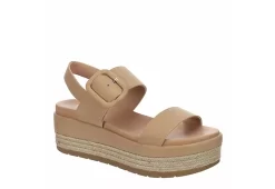 Michael By Michael Shannon Womens Kira Platform Sandal - Beige