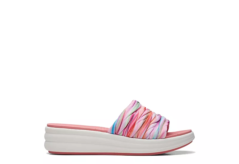 Clarks Womens Drift Petal Slide Sandal - Multicolor - Image 2
