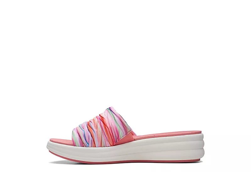 Clarks Womens Drift Petal Slide Sandal - Multicolor - Image 4