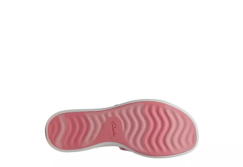 Clarks Womens Drift Petal Slide Sandal - Multicolor - Image 7
