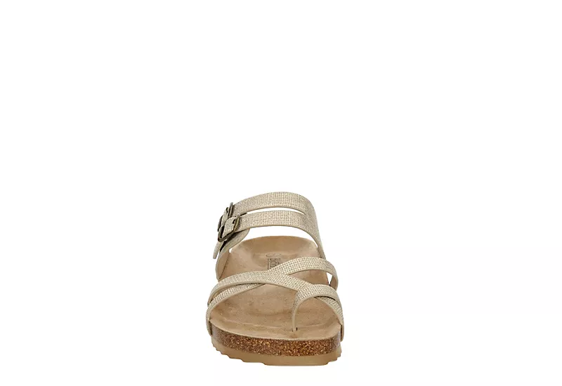 Bjorndal Womens Sami Footbed Sandal - Gold - Image 3