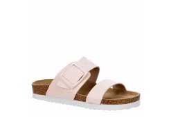 Bjorndal Womens Shelby Footbed Sandal - Pale Pink
