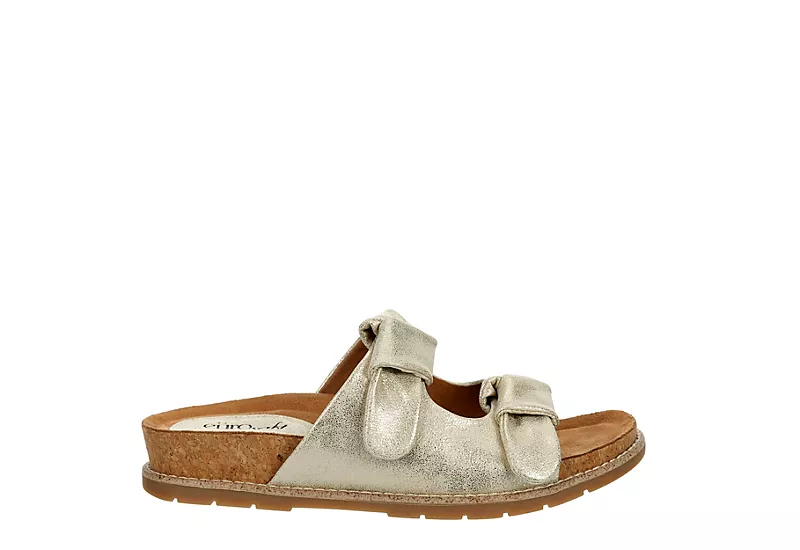 Eurosoft Womens Golden Sandal - Gold - Image 2