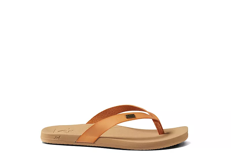 Reef Womens Stella Court Flip Flop Sandal - Orange - Image 2