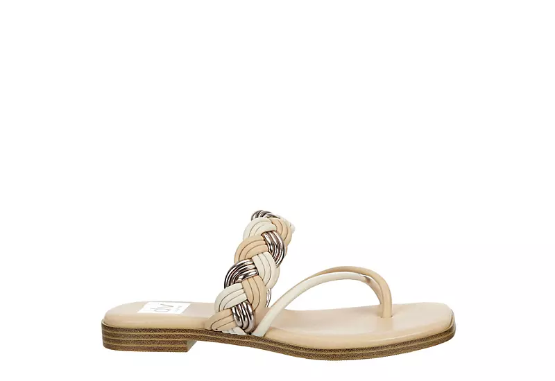 Dv By Dolce Vita Womens Maizy Flat Sandal - Bone - Image 2