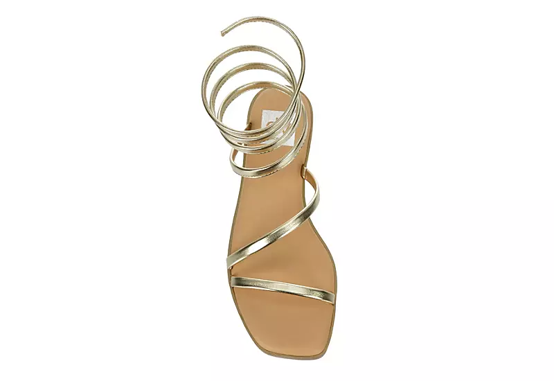 Dv By Dolce Vita Womens Maralin Flat Sandal - Gold - Image 6