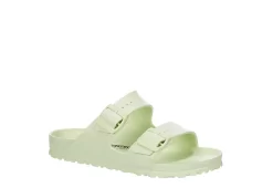 Birkenstock Womens Arizona Essentials Slide Sandal - Lime