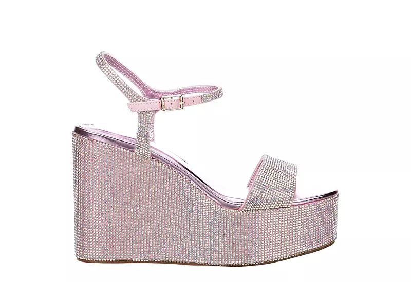 Madden Girl Womens Theo-r Wedge Sandal - Pink - Image 2