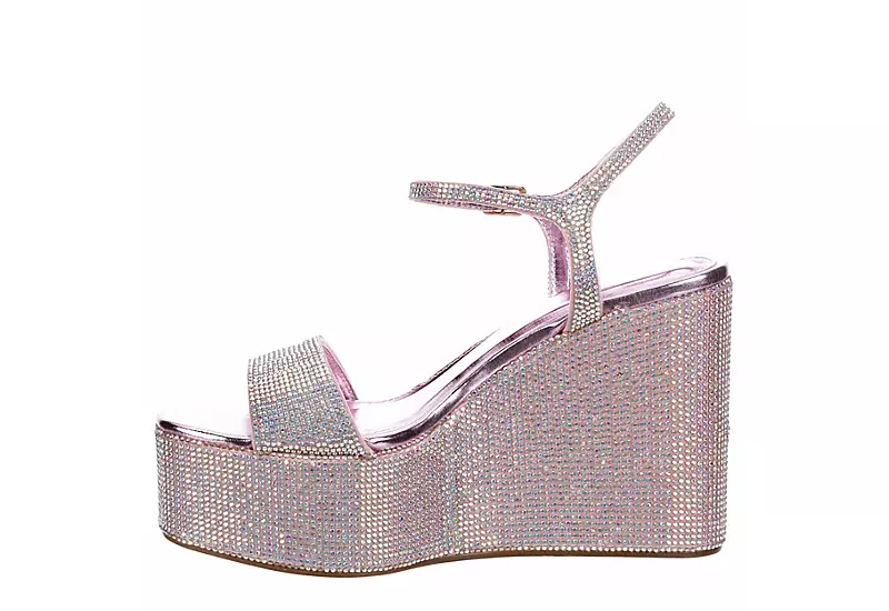 Madden Girl Womens Theo-r Wedge Sandal - Pink - Image 4