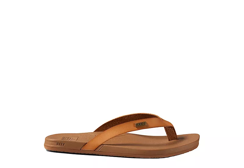 Reef Womens Stella Court Flip Flop Sandal - Natural - Image 2