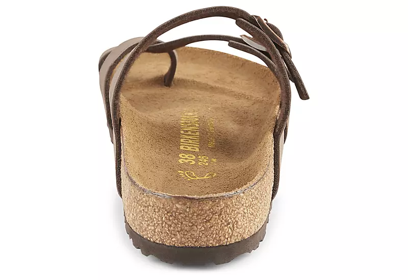 Birkenstock Womens Mayari Footbed Sandal - Brown - Image 3