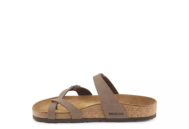 Birkenstock Womens Mayari Footbed Sandal - Brown - Image 4