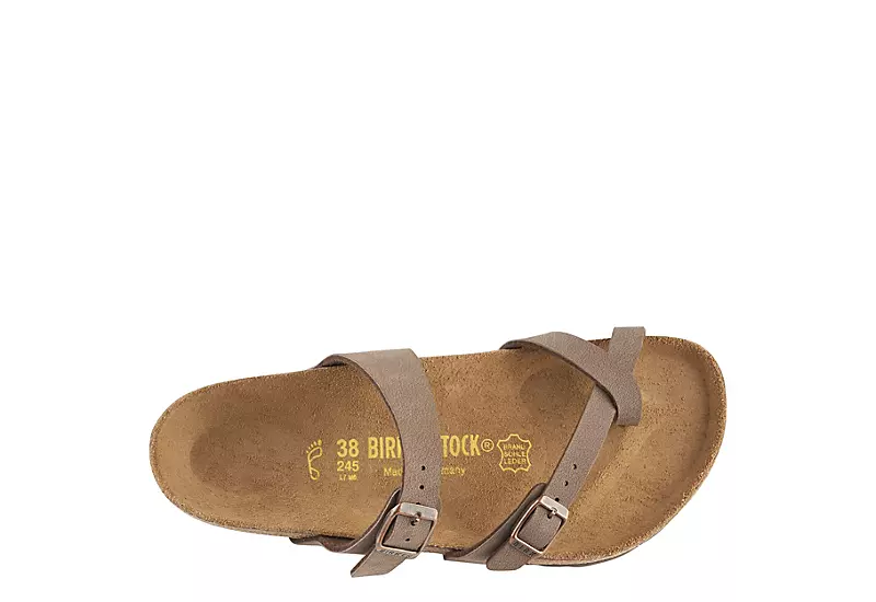 Birkenstock Womens Mayari Footbed Sandal - Brown - Image 6