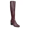 Franco Sarto Womens Tribute Wide Calf Tall Boot - Dark Purple