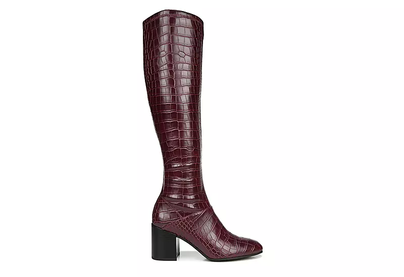 Franco Sarto Womens Tribute Wide Calf Tall Boot - Dark Purple - Image 2