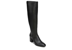 Franco Sarto Womens Tribute Wide Calf Tall Boot - Black