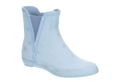 London Fog Womens Piccadilly Rain Boot - Blue