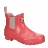 Hunter Boots Llc Womens Original Chelsea Gloss Rain Boot - Pink