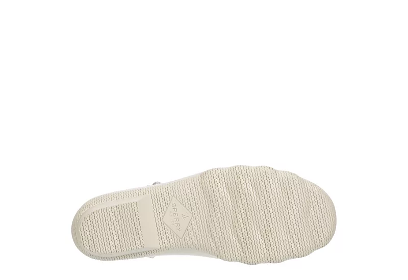 Sperry Womens Syren Gulf Metallic Animal Duck Boot - Ivory - Image 7