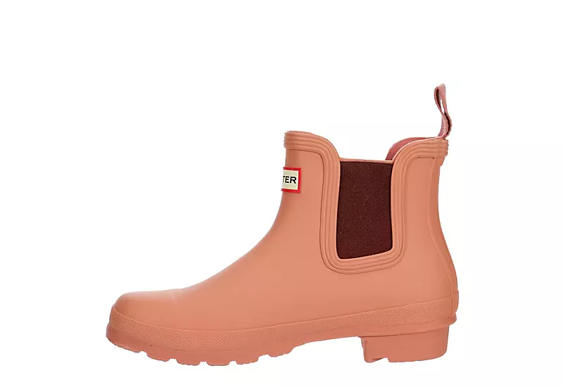 Hunter Boots Llc Womens Original Chelsea Rain Boot - Pink - Image 4