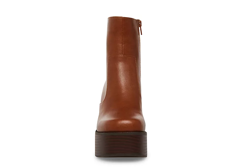 Madden Girl Womens Grace Dress Boot - Cognac - Image 3