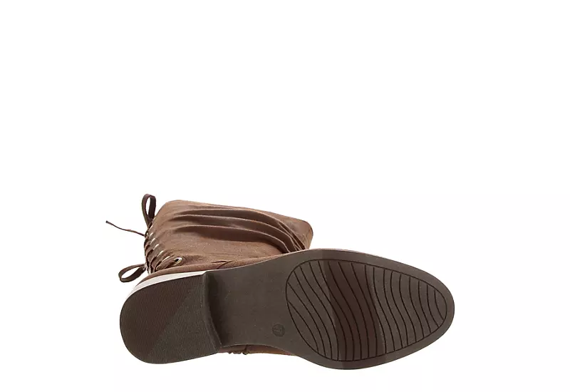 Xappeal Womens Cheyenne Wide Calf Tall Boot - Brown - Image 7