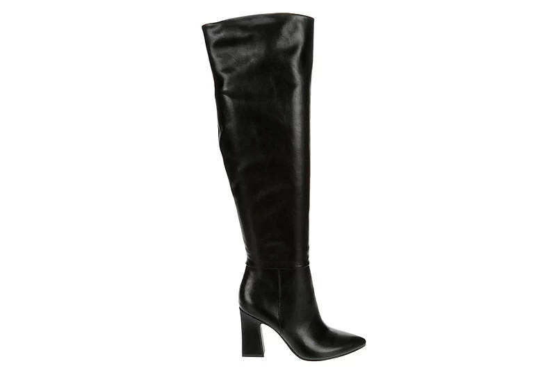 Michael By Michael Shannon Womens Camille Wide Calf Over The Knee Boot - Black - Image 2