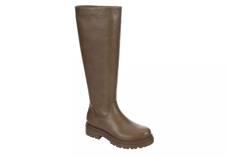 Limelight Womens Adalyn Wide Calf Tall Boot - Stone