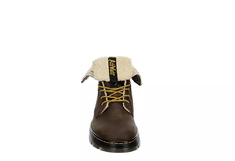 Dr. Martens Dr.martens Womens Combs Fold Down Boot - Dark Brown - Image 3