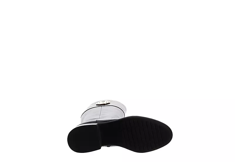 Michael By Michael Shannon Womens Brielle Wide Calf Tall Riding Boot - Black - Image 7