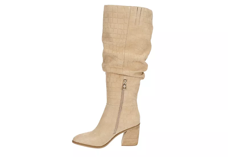 Michael By Michael Shannon Womens Millie Wide Calf Tall Boot - Tan - Image 4