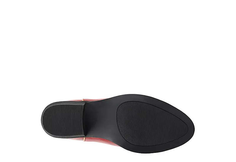 Journee Collection Womens Novva Western Ankle Boot - Red - Image 7