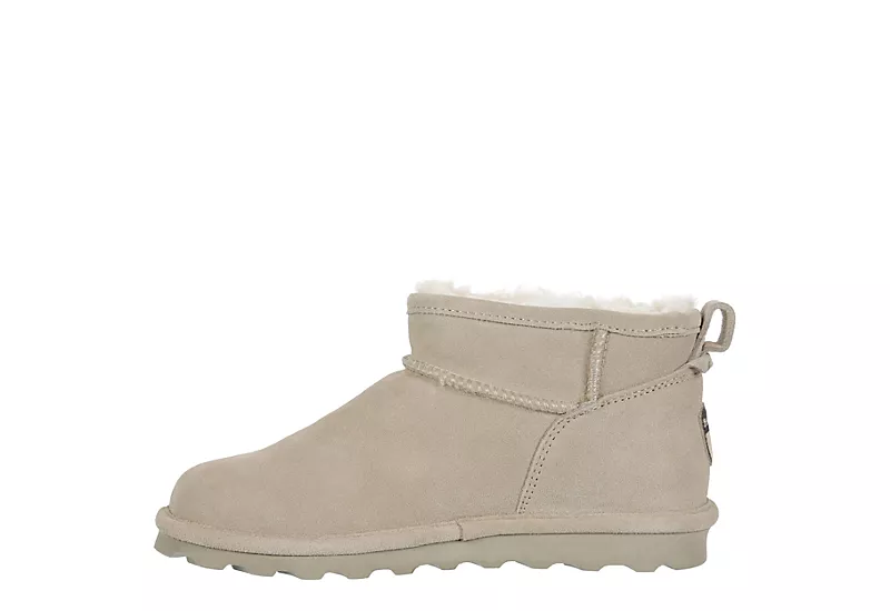 Bearpaw Womens Shorty Fur Boot - Taupe - Image 4