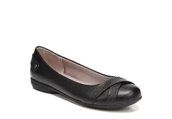 Lifestride Womens Adalene Flat - Black