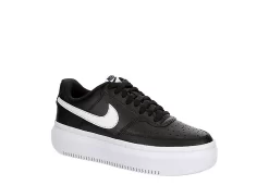 Nike Womens Court Vision Alta Sneaker - Black