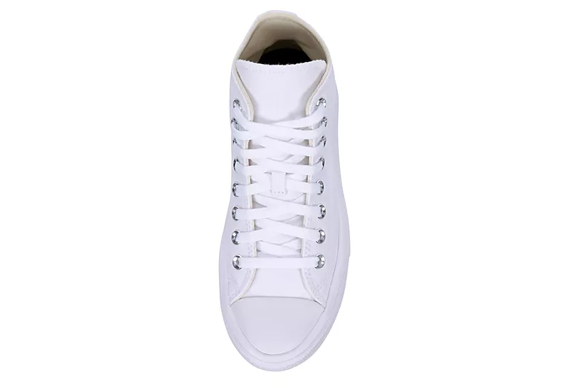 Converse Womens Chuck Taylor All Star Move High Top Sneaker - White - Image 6