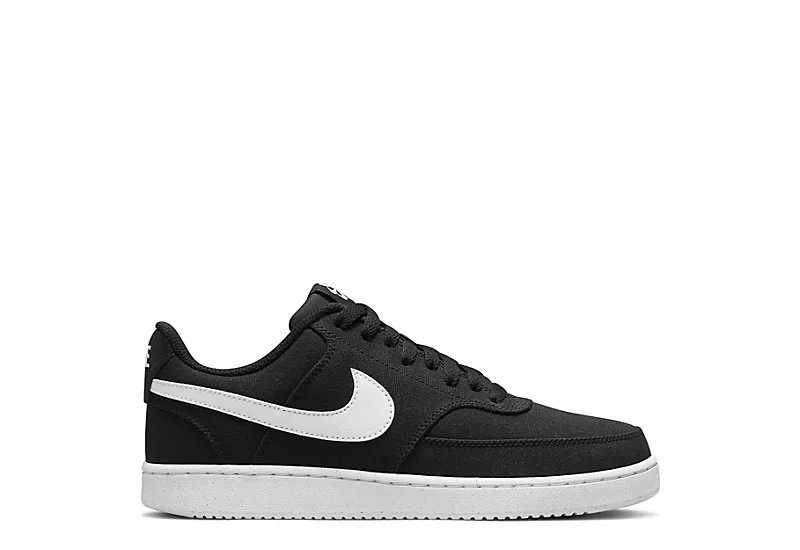 Nike Womens Court Vision Low Next Nature Sneaker - Black - Image 2