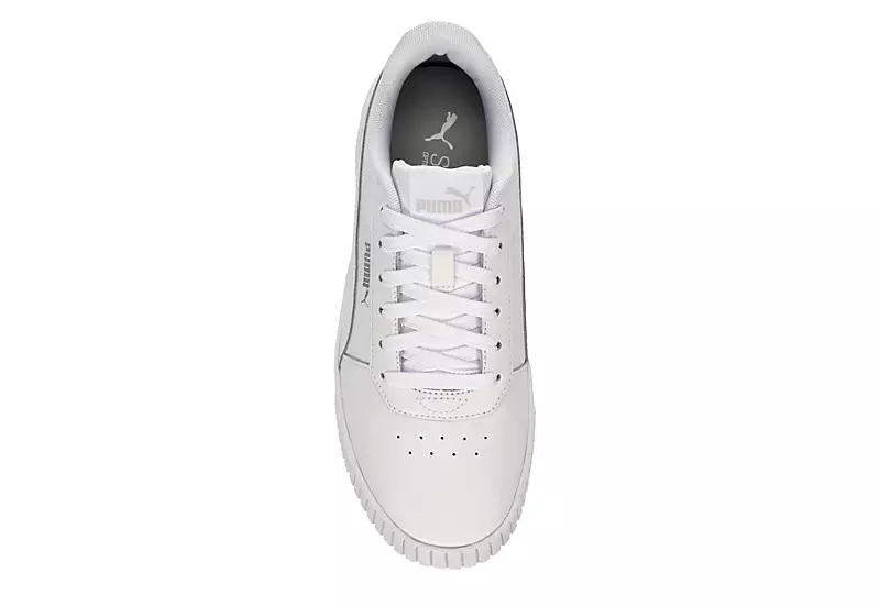 Puma Womens Carina 2.0 Sneaker - White - Image 6