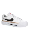 Nike Womens Court Legacy Lift Sneaker - White