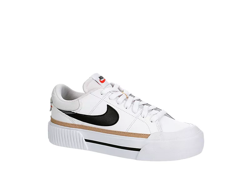 Nike Womens Court Legacy Lift Sneaker - White