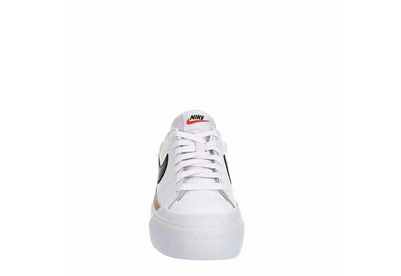 Nike Womens Court Legacy Lift Sneaker - White - Image 3