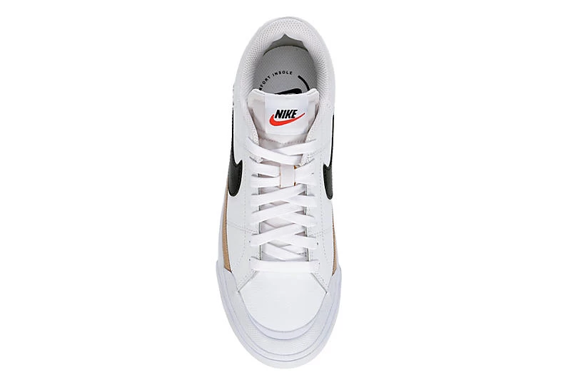 Nike Womens Court Legacy Lift Sneaker - White - Image 6