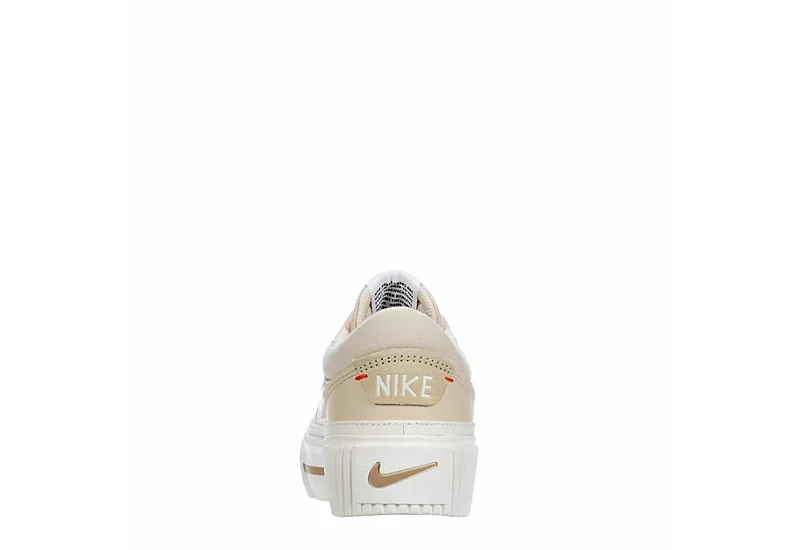 Nike Womens Court Legacy Lift Sneaker - Bone - Image 5