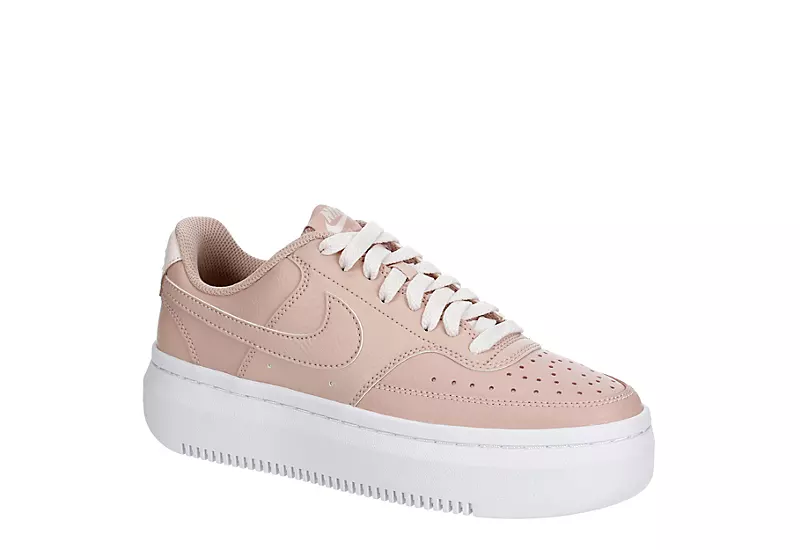 Nike Womens Court Vision Alta Sneaker - Pink