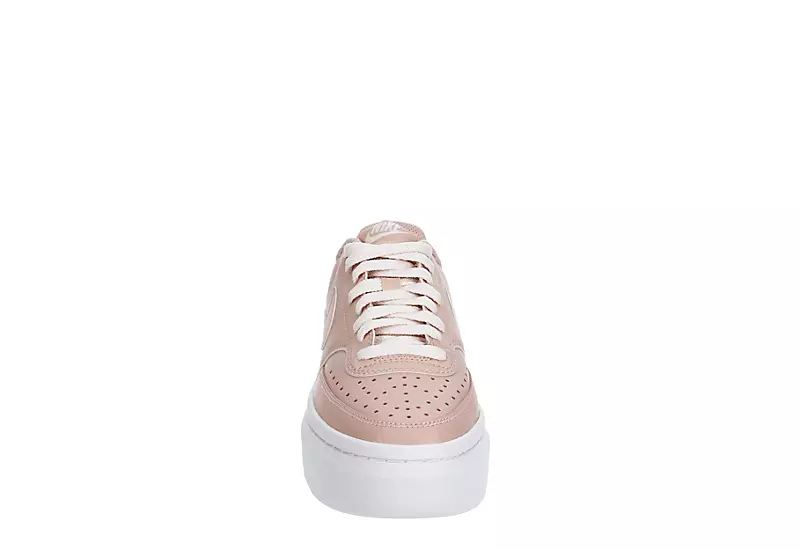 Nike Womens Court Vision Alta Sneaker - Pink - Image 3