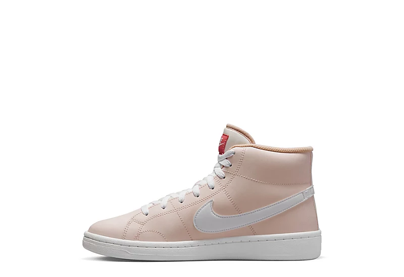 Nike Womens Court Royale 2 Mid Sneaker - Pale Pink - Image 3
