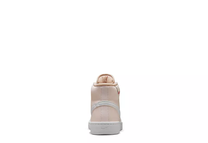 Nike Womens Court Royale 2 Mid Sneaker - Pale Pink - Image 4