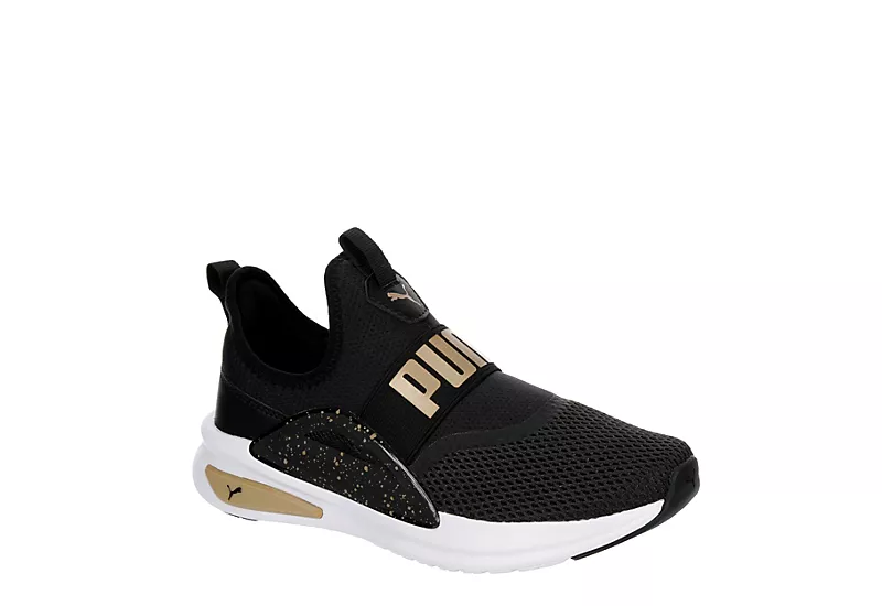 Puma Womens Softride Enzo Evo Slip-on Sneaker - Black